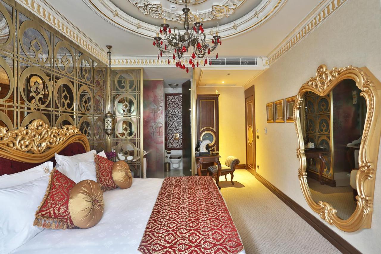 Daru Sultan Hotels Galata Estambul Exterior foto A bedroom at the hotel