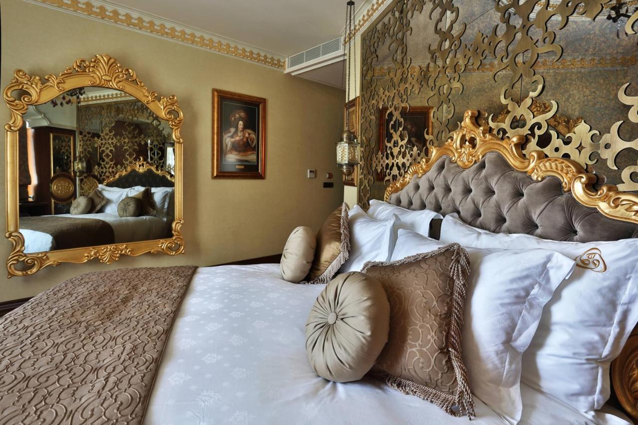 Daru Sultan Hotels Galata Estambul Exterior foto A bedroom at the hotel
